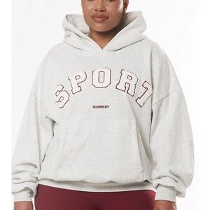 Women's Light Gray SPORT Pullover Hoodie